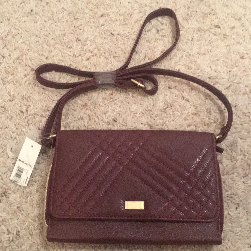 Maroon crossbody purse!